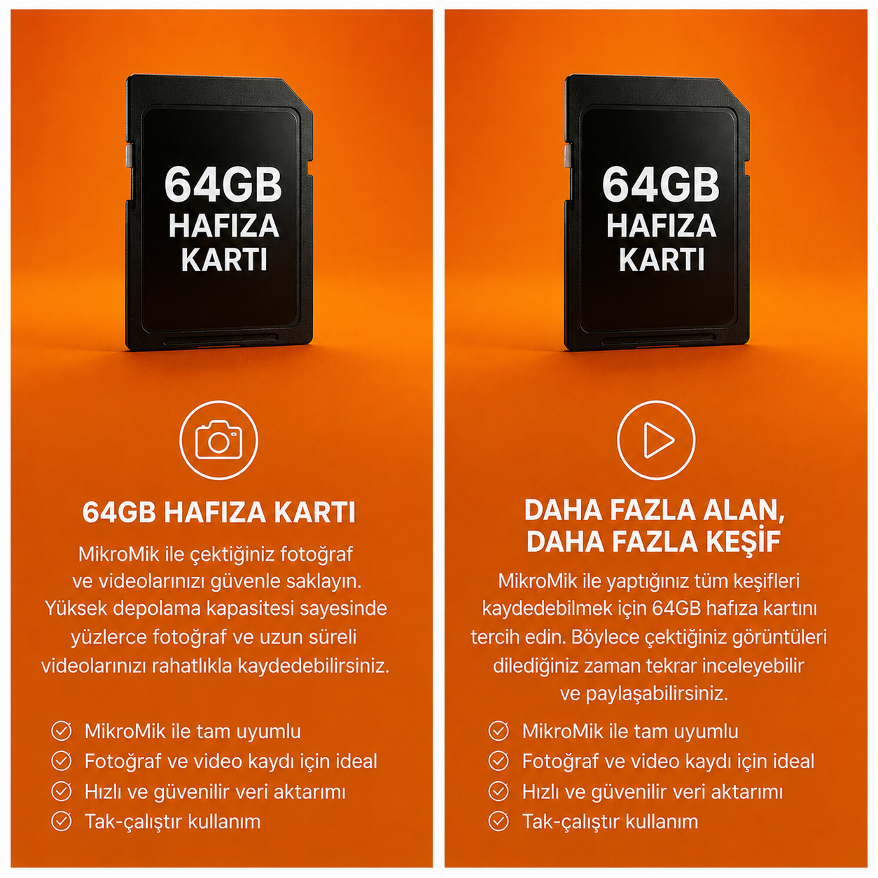 32 GB MicroSD Hafıza Kartı